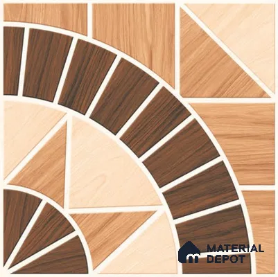 Parking Floor Tile TL 02353 16 x 16 inch Vitrified Anti Skid Matte Finish Heavy Duty Tile - 12 mm | Suitable For Outdoor, Heavy Traffic Areas | Pattern Alignment May Vary | 2-3 mm Spacer is Mandatory