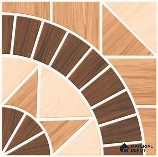 Parking Floor Tile TL 02353 16 x 16 inch Vitrified Anti Skid Matte Finish Heavy Duty Tile - 12 mm | Suitable For Outdoor, Heavy Traffic Areas | Pattern Alignment May Vary | 2-3 mm Spacer is Mandatory
