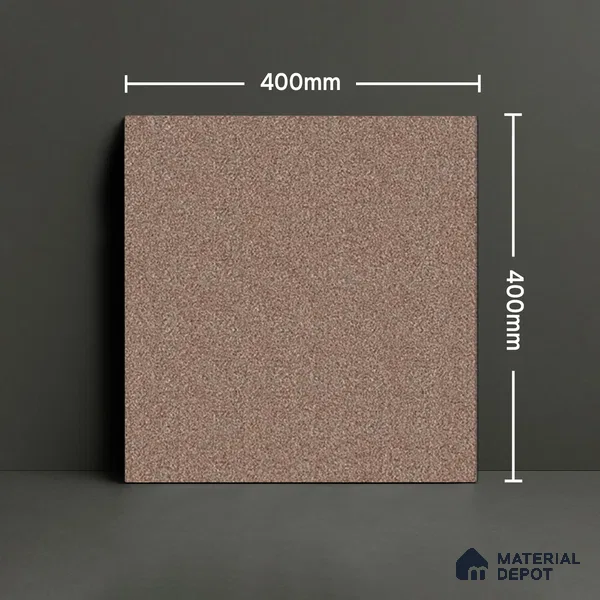 Parking Floor Tile TL 02360 16 x 16 inch Vitrified Anti Skid Matte Finish Heavy Duty Tile - 12 mm | Suitable For Parking, Heavy Traffic Areas, Bathroom | Pattern Alignment May Vary | 2-3 mm Spacer is Mandatory