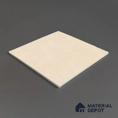 Parking Floor Tile TL 02364 16 x 16 inch Vitrified Anti Skid Matte Finish Heavy Duty Tile - 12 mm | Suitable For Bathroom, Heavy Traffic Areas | Pattern Alignment May Vary | 2-3 mm Spacer is Mandatory
