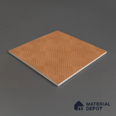 Parking Floor Tile TL 02365 16 x 16 inch Vitrified Anti Skid Matte Finish Heavy Duty Tile - 12 mm | Suitable For Outdoor, Heavy Traffic Areas | Pattern Alignment May Vary | 2-3 mm Spacer is Mandatory