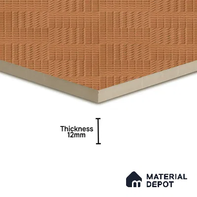 Parking Floor Tile TL 02365 16 x 16 inch Vitrified Anti Skid Matte Finish Heavy Duty Tile - 12 mm | Suitable For Outdoor, Heavy Traffic Areas | Pattern Alignment May Vary | 2-3 mm Spacer is Mandatory