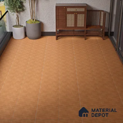 Parking Floor Tile TL 02365 16 x 16 inch Vitrified Anti Skid Matte Finish Heavy Duty Tile - 12 mm | Suitable For Outdoor, Heavy Traffic Areas | Pattern Alignment May Vary | 2-3 mm Spacer is Mandatory