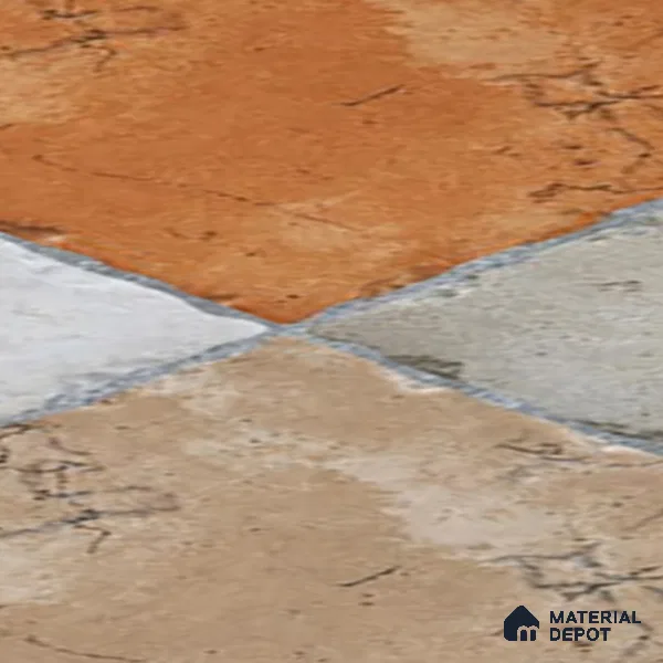 Parking Floor Tile TL 02367 16 x 16 inch Vitrified Anti Skid Matte Finish Heavy Duty Tile - 12 mm | Suitable For Outdoor, Heavy Traffic Areas | Pattern Alignment May Vary | 2-3 mm Spacer is Mandatory
