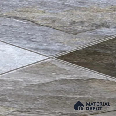 Parking Floor Tile TL 02372 16 x 16 inch Vitrified Anti Skid Matte Finish Heavy Duty Tile - 12 mm | Suitable For Outdoor, Heavy Traffic Areas | Pattern Alignment May Vary | 2-3 mm Spacer is Mandatory