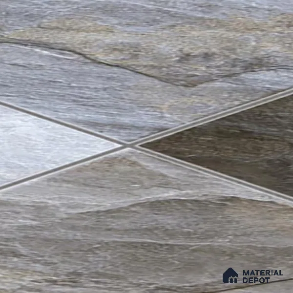Parking Floor Tile TL 02372 16 x 16 inch Vitrified Anti Skid Matte Finish Heavy Duty Tile - 12 mm | Suitable For Outdoor, Heavy Traffic Areas | Pattern Alignment May Vary | 2-3 mm Spacer is Mandatory