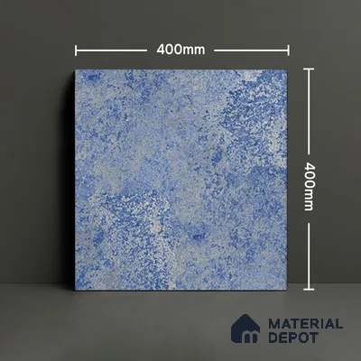 Parking Floor Tile TL 02333 16 x 16 inch Vitrified Anti Skid Matte Finish Heavy Duty Tile - 12 mm | Suitable For Bathroom, Heavy Traffic Areas | Pattern Alignment May Vary | 2-3 mm Spacer is Mandatory