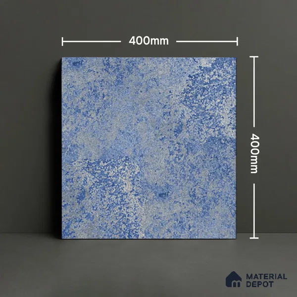 Parking Floor Tile TL 02333 16 x 16 inch Vitrified Anti Skid Matte Finish Heavy Duty Tile - 12 mm | Suitable For Bathroom, Heavy Traffic Areas | Pattern Alignment May Vary | 2-3 mm Spacer is Mandatory