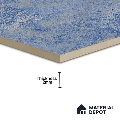 Parking Floor Tile TL 02333 16 x 16 inch Vitrified Anti Skid Matte Finish Heavy Duty Tile - 12 mm | Suitable For Bathroom, Heavy Traffic Areas | Pattern Alignment May Vary | 2-3 mm Spacer is Mandatory