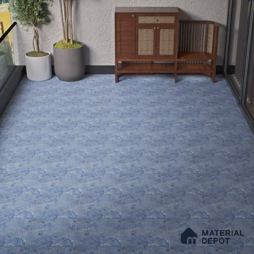 Parking Floor Tile TL 02333 16 x 16 inch Vitrified Anti Skid Matte Finish Heavy Duty Tile - 12 mm | Suitable For Bathroom, Heavy Traffic Areas | Pattern Alignment May Vary | 2-3 mm Spacer is Mandatory
