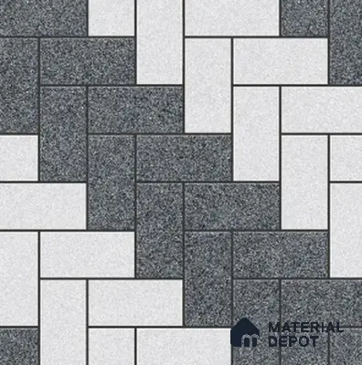 Parking Floor Tile TL 02334 16 x 16 inch Vitrified Anti Skid Matte Finish Heavy Duty Tile - 12 mm | Suitable For Outdoor, Heavy Traffic Areas | Pattern Alignment May Vary | 2-3 mm Spacer is Mandatory