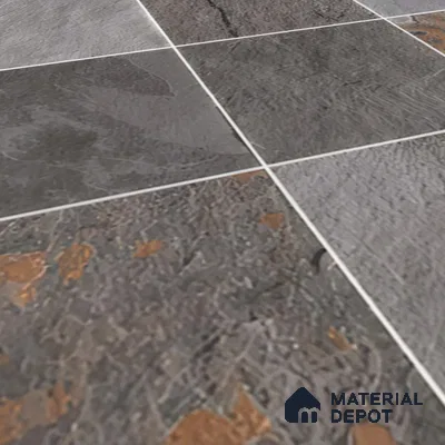Parking Floor Tile TL 02335 16 x 16 inch Vitrified Anti Skid Matte Finish Heavy Duty Tile - 12 mm | Suitable For Outdoor, Balcony, Terrace | Pattern Alignment May Vary | 2-3 mm Spacer is Mandatory