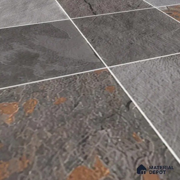 Parking Floor Tile TL 02335 16 x 16 inch Vitrified Anti Skid Matte Finish Heavy Duty Tile - 12 mm | Suitable For Outdoor, Balcony, Terrace | Pattern Alignment May Vary | 2-3 mm Spacer is Mandatory