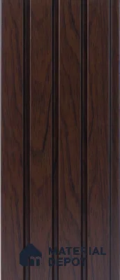Brown Wooden Louver PN 05278 8 ft x 4.9 inch Charcoal Panel - 11 mm | Suitable for Feature Wall, TV Unit & Living Room | Width is Subjected to 5% Variation