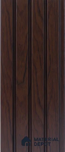 Brown Wooden Louver PN 05278 8 ft x 4.9 inch Charcoal Panel - 11 mm | Suitable for Feature Wall, TV Unit & Living Room | Width is Subjected to 5% Variation
