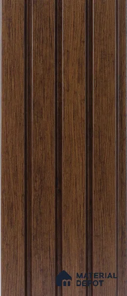 Brown Wooden Louver PN 05279 8 ft x 4.9 inch Charcoal Panel - 11 mm | Suitable for Feature Wall, TV Unit & Living Room | Width is Subjected to 5% Variation