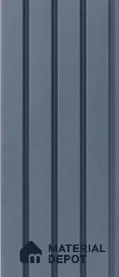Grey Plain Colour Louver PN 05280 8 ft x 4.9 inch Charcoal Panel - 11 mm | Suitable for Feature Wall, TV Unit & Living Room | Width is Subjected to 5% Variation