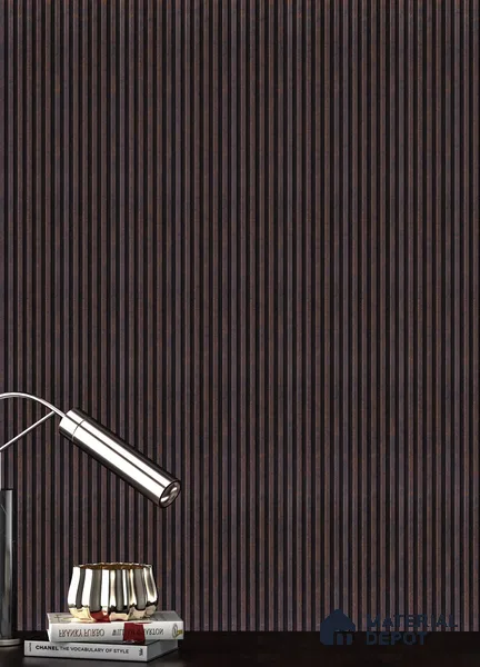 Wenge Stone Louver PN 05285 8 ft x 4.8 inch Charcoal Panel - 12 mm | Suitable for Feature Wall, TV Unit & Living Room | Width is Subjected to 5% Variation