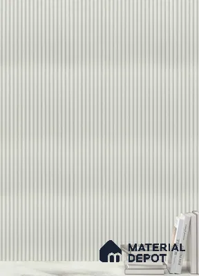 White Plain Colour Louver PN 05286 8 ft x 4.8 inch Charcoal Panel - 12 mm | Suitable for Feature Wall, TV Unit & Living Room | Width is Subjected to 5% Variation