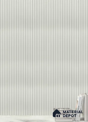 White Plain Colour Louver PN 05286 8 ft x 4.8 inch Charcoal Panel - 12 mm | Suitable for Feature Wall, TV Unit & Living Room | Width is Subjected to 5% Variation