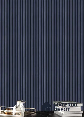 Grey Plain Colour Louver PN 05290 8 ft x 4.8 inch Charcoal Panel - 12 mm | Suitable for Feature Wall, TV Unit & Living Room | Width is Subjected to 5% Variation