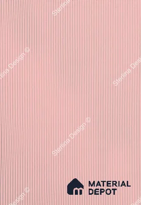 Red Plain Colour Louver 454 STER (454) 8 ft x 4 ft MDF Panel - 8 mm | Suitable for Feature Wall, TV Unit & Living Room | Width is Subjected to 5% Variation