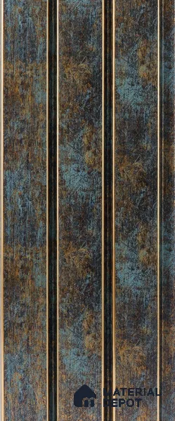 Multi Colour Metallic Louver PN 05309 8 ft x 4.8 inch Charcoal Panel - 12 mm | Suitable for Feature Wall, TV Unit & Living Room | Width is Subjected to 5% Variation