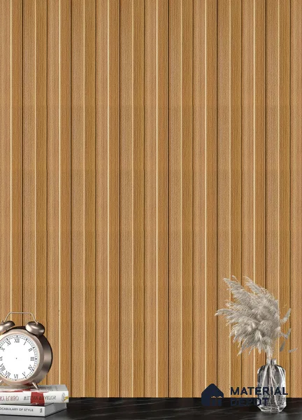 Brown Wooden Louver PN 05270 8 ft x 4.7 inch Charcoal Panel - 12 mm | Suitable for Feature Wall, TV Unit & Living Room | Width is Subjected to 5% Variation