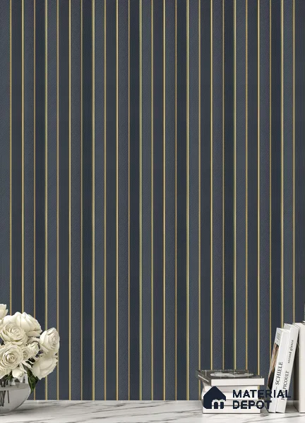 Grey Plain Colour Louver PN 05275 8 ft x 4.7 inch Charcoal Panel - 12 mm | Suitable for Feature Wall, TV Unit & Living Room | Width is Subjected to 5% Variation