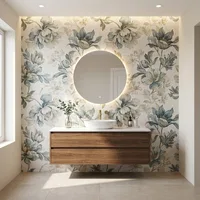 4x2 Feet Floral Tiles