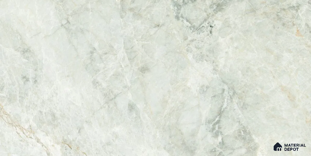 Marble Floor & Wall Tile TL 12727 B Arctic Pista 4 ft x 2 ft Glossy Finish Vitrified Tile - 8 mm | 5 Random Design
