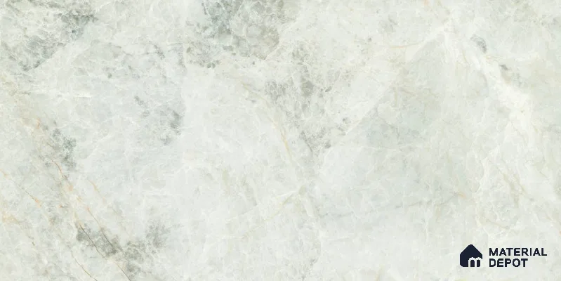 Marble Floor & Wall Tile TL 12727 B Arctic Pista 4 ft x 2 ft Glossy Finish Vitrified Tile - 8 mm | 5 Random Design