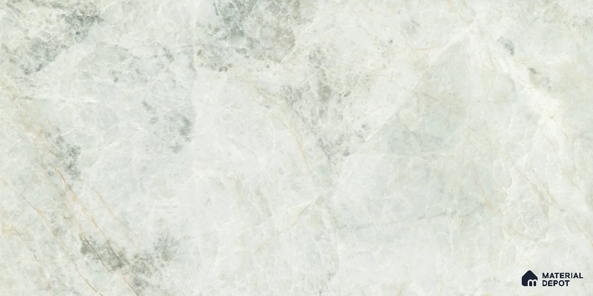 Marble Floor & Wall Tile TL 12727 B Arctic Pista 4 ft x 2 ft Glossy Finish Vitrified Tile - 8 mm | 5 Random Design