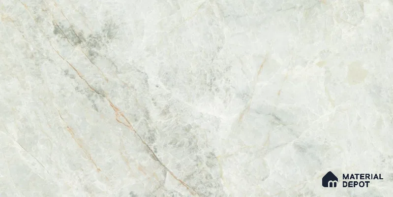 Marble Floor & Wall Tile TL 12727 B Arctic Pista 4 ft x 2 ft Glossy Finish Vitrified Tile - 8 mm | 5 Random Design