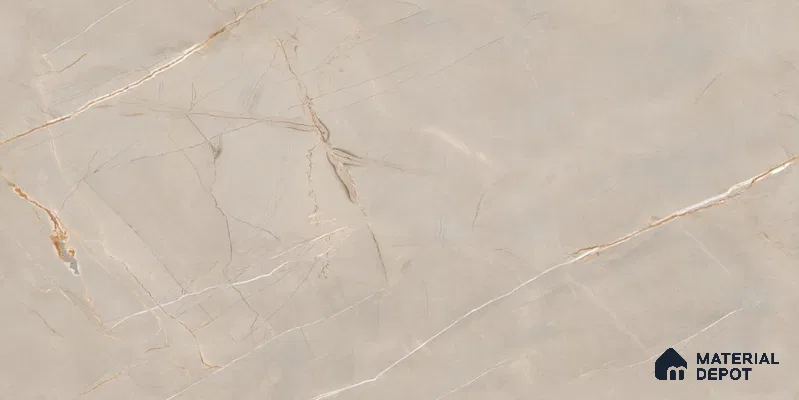 Endless Marble Floor & Wall Tile TL 12731 B Alps Grey 4 ft x 2 ft Glossy Finish Vitrified Tile - 8 mm | 4 Random Design