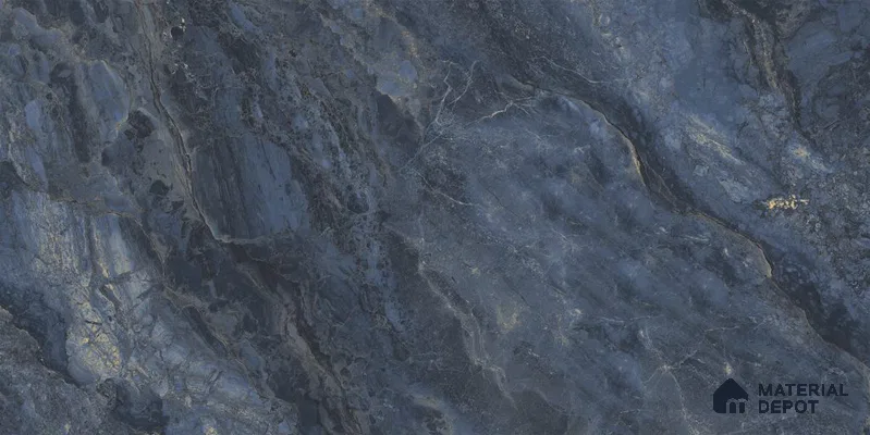 Marble Floor & Wall Tile TL 12725 Iroc 4 ft x 2 ft Glossy Finish Vitrified Tile - 8 mm | 3 Random Design
