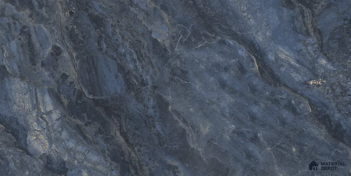 Marble Floor & Wall Tile TL 12725 Iroc 4 ft x 2 ft Glossy Finish Vitrified Tile - 8 mm | 3 Random Design