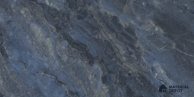 Marble Floor & Wall Tile TL 12725 Iroc 4 ft x 2 ft Glossy Finish Vitrified Tile - 8 mm | 3 Random Design