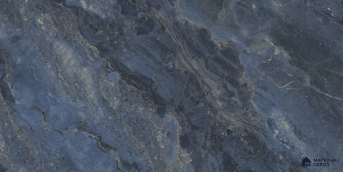 Marble Floor & Wall Tile TL 12725 Iroc 4 ft x 2 ft Glossy Finish Vitrified Tile - 8 mm | 3 Random Design