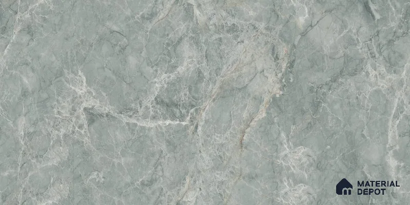 Endless Marble Floor & Wall Tile TL 12736 B Mystic Verde 4 ft x 2 ft Glossy Finish Vitrified Tile - 8 mm | 4 Random Design