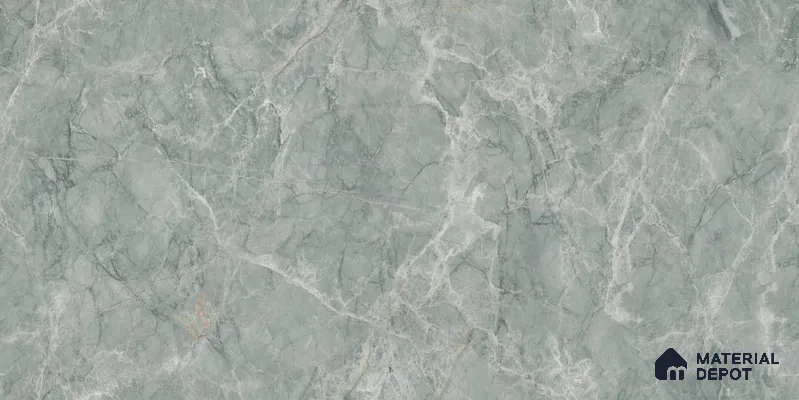 Endless Marble Floor & Wall Tile TL 12736 B Mystic Verde 4 ft x 2 ft Glossy Finish Vitrified Tile - 8 mm | 4 Random Design