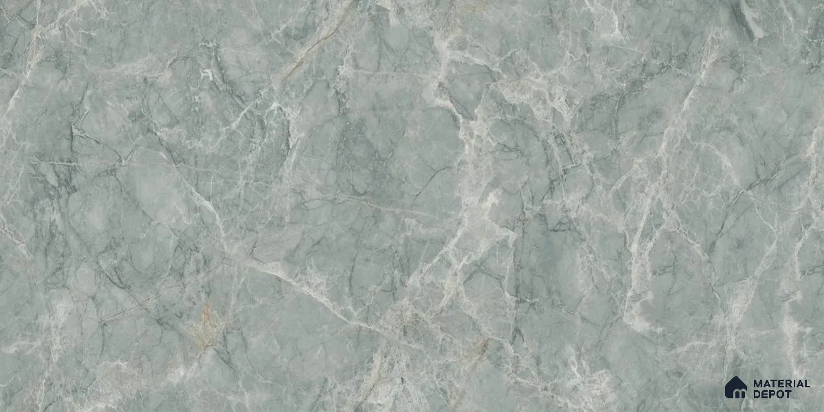 Endless Marble Floor & Wall Tile TL 12736 B Mystic Verde 4 ft x 2 ft Glossy Finish Vitrified Tile - 8 mm | 4 Random Design