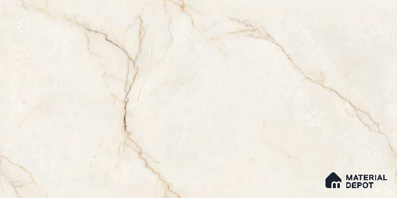 Endless Marble Floor & Wall Tile TL 12734 Croma Beige 4 ft x 2 ft Glossy Finish Vitrified Tile - 8 mm | 4 Random Design