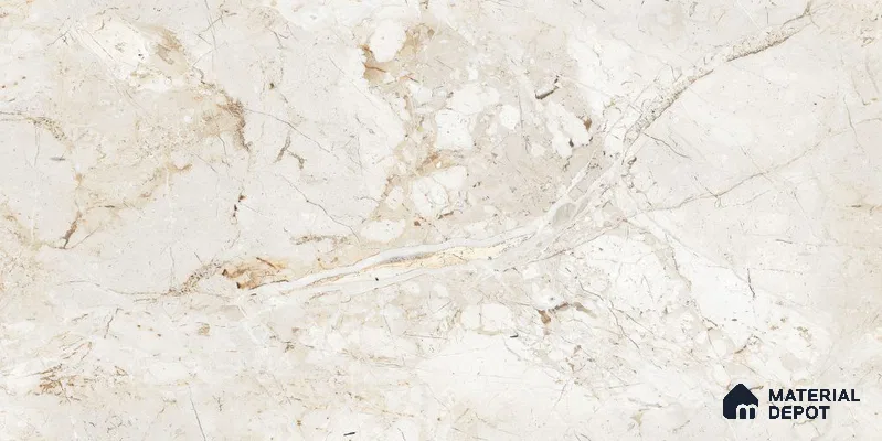 Endless Marble Floor & Wall Tile TL 12733 Royal Fantom Bianco 4 ft x 2 ft Glossy Finish Vitrified Tile - 8 mm | 4 Random Design