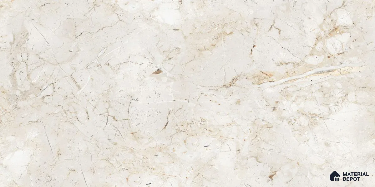 Endless Marble Floor & Wall Tile TL 12733 Royal Fantom Bianco 4 ft x 2 ft Glossy Finish Vitrified Tile - 8 mm | 4 Random Design
