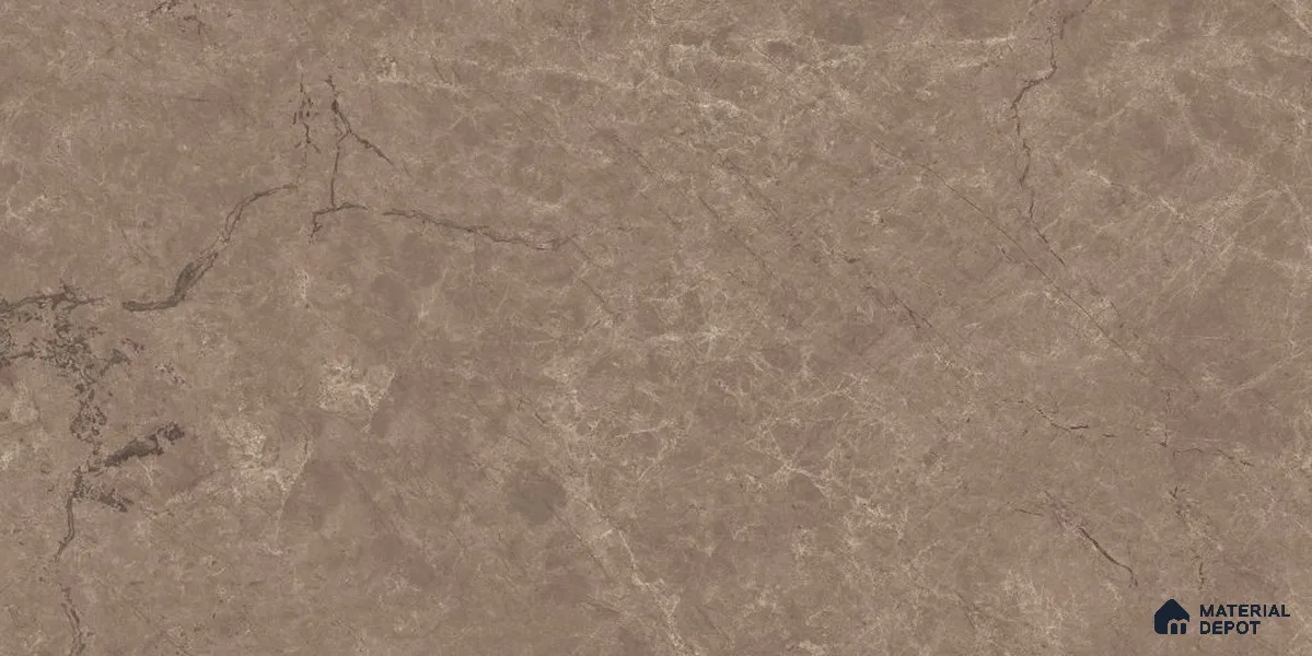 Marble Floor & Wall Tile TL 12722 E Tiara Choco 4 ft x 2 ft Glossy Finish Vitrified Tile - 8 mm | 5 Random Design