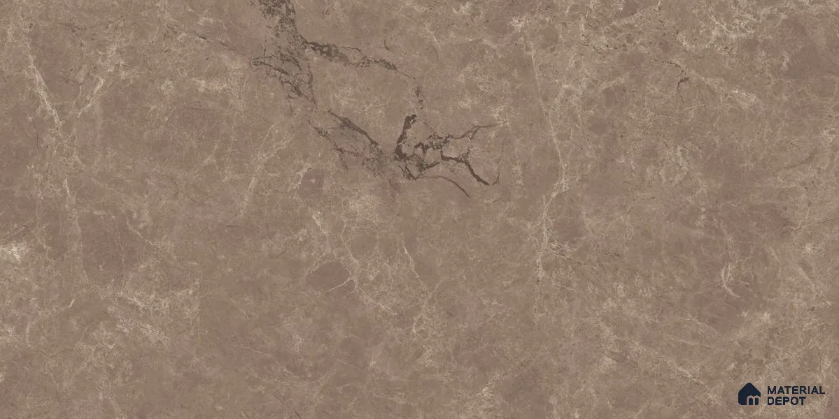 Marble Floor & Wall Tile TL 12722 E Tiara Choco 4 ft x 2 ft Glossy Finish Vitrified Tile - 8 mm | 5 Random Design