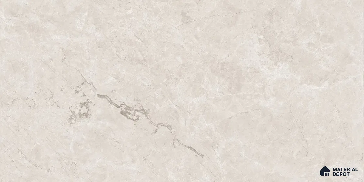 Marble Floor & Wall Tile TL 12722 D Tiara Bianco 4 ft x 2 ft Glossy Finish Vitrified Tile - 8 mm | 5 Random Design