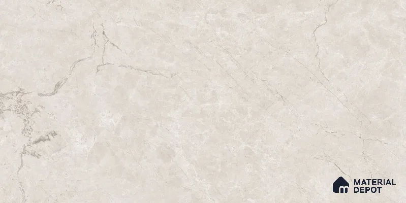 Marble Floor & Wall Tile TL 12722 D Tiara Bianco 4 ft x 2 ft Glossy Finish Vitrified Tile - 8 mm | 5 Random Design