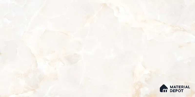 Marble Floor & Wall Tile TL 12729 C Moon Onyx Crema 4 ft x 2 ft Glossy Finish Vitrified Tile - 8 mm | 5 Random Design
